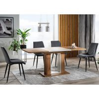 Scaun Tapitat KIM VELVET Genarom SN Verde / Bluvel 78